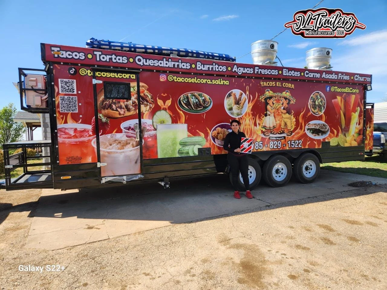 Tacos El Cora Heavy-Duty Food Trailer